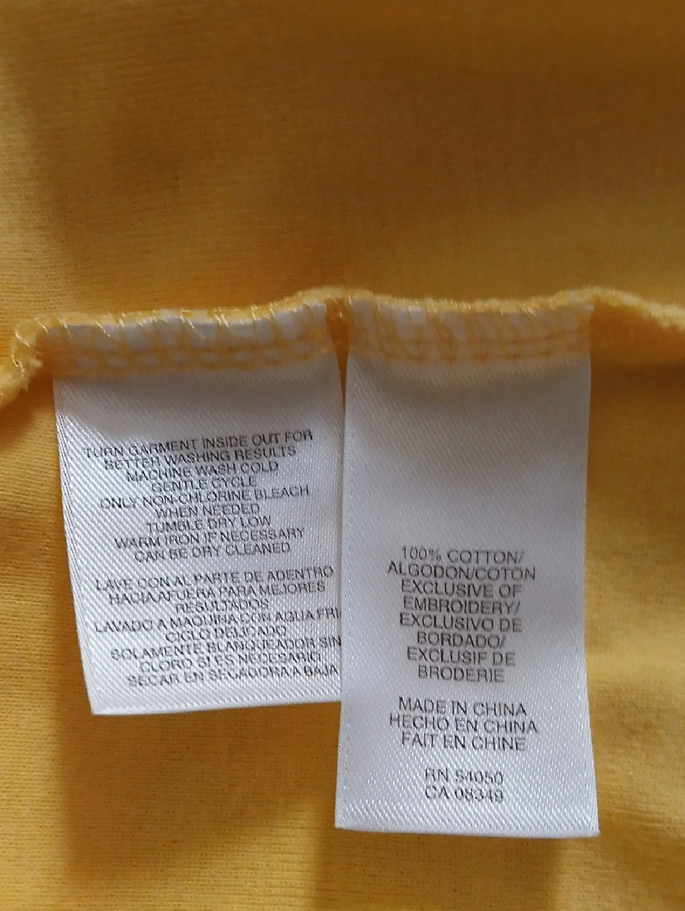 Jones New York Yellow Knit Top Size M - Picture 6 of 6
